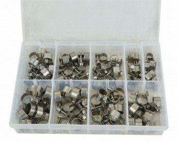 Assorted Stainless Steel Mini Clips (75) 